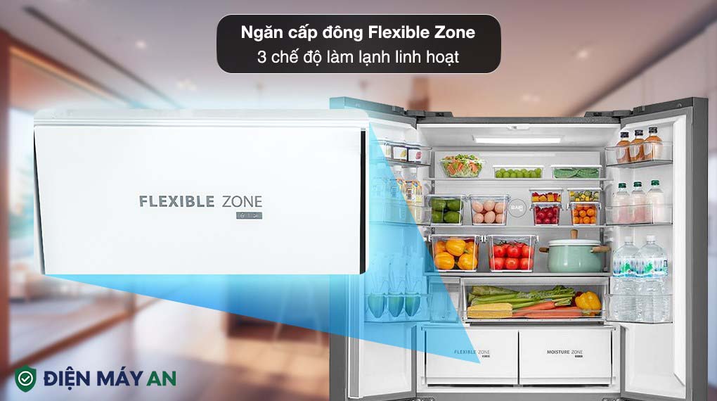 Tủ Lạnh Toshiba Inverter 515 Lít GR-RF665WIA-PGV(22)-XK - ngăn đông mềm